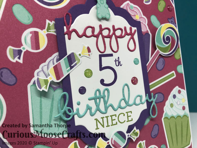 How Sweet Birthday Card – Curious Moose Crafts
